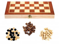 Gra w szachy, warcaby, Tryktrak 3w1 : Gry i zabawy