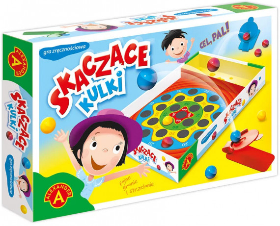 Skaczące kulki. Gra : Alexander