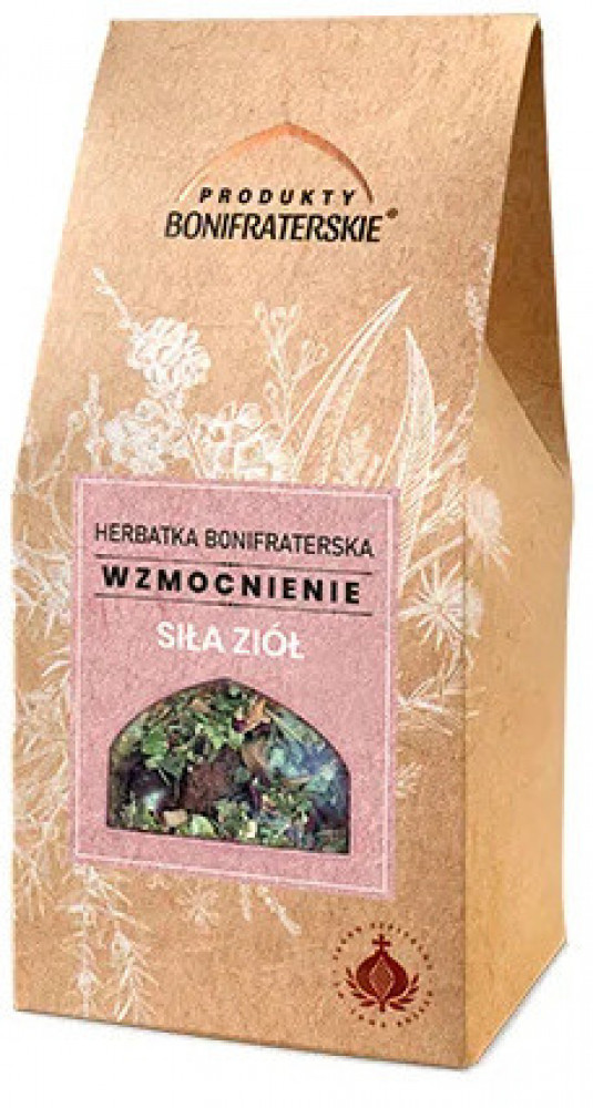 Herbatka Bonifraterska Wzmocnienie Siła Ziół, 100 g - Produkty Bonifraterskie