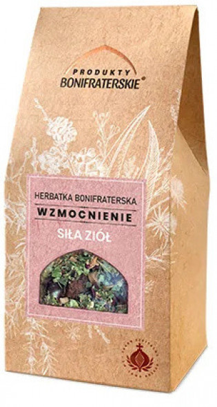 Herbatka Bonifraterska Wzmocnienie Siła Ziół, 100 g - Produkty Bonifraterskie