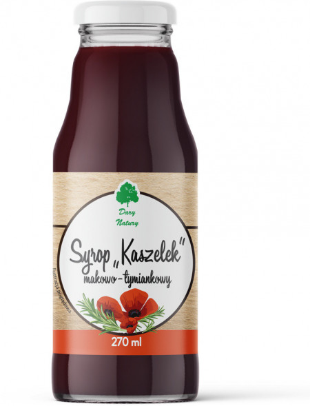 Syrop "Kaszelek" makowo-tymiankowy - 270 ml - Dary Natury