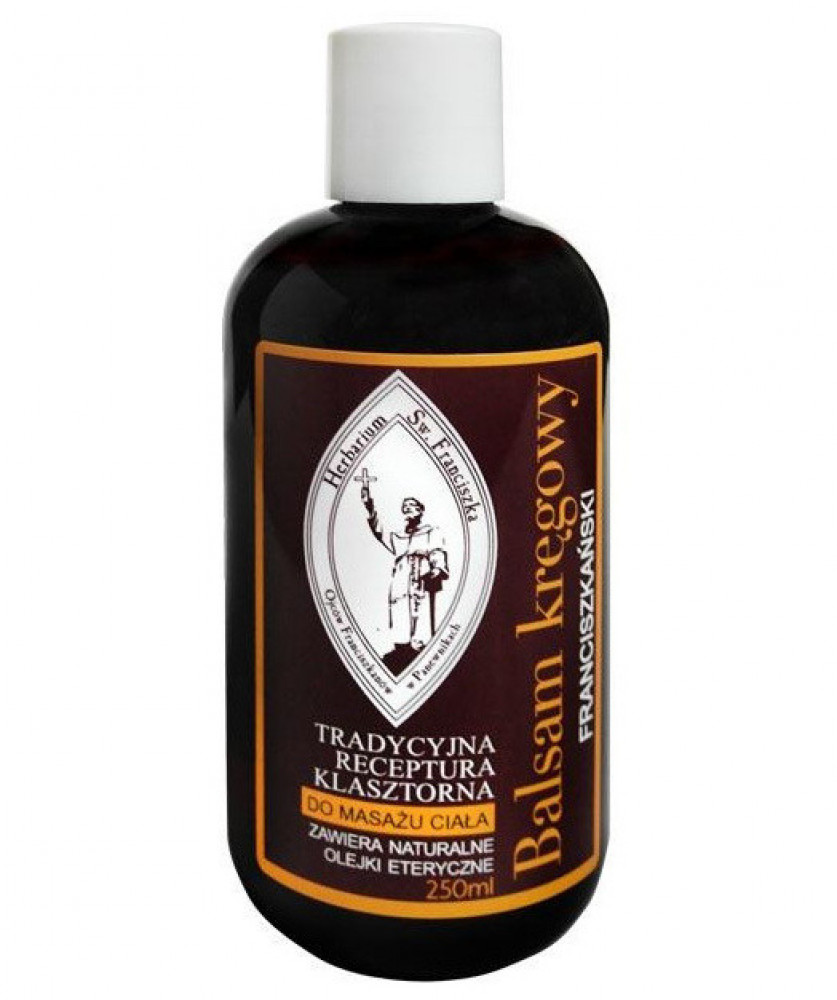 Franciszkański balsam kręgowy, 250 ml - Herbarium św. Franciszka