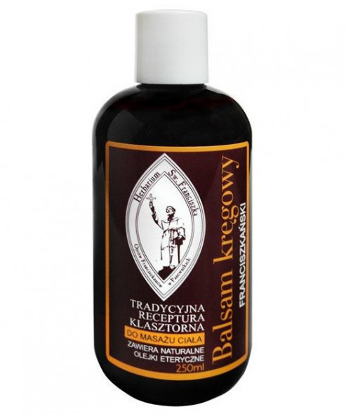 Franciszkański balsam kręgowy, 250 ml - Herbarium św. Franciszka