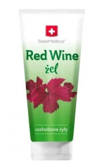 Red Wine, żel na uszkodzone żyły, 200 ml - Herbamedicus