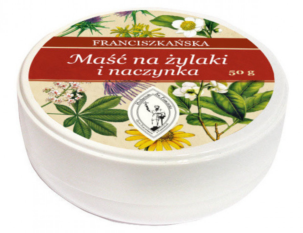 Franciszkańska maść na żylaki i naczynka, 50 g - Herbarium Św. Franciszka
