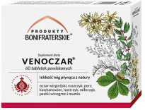 Venoczar Tabletki. Suplement diety, 60 tabletek - Produkty Bonifraterskie