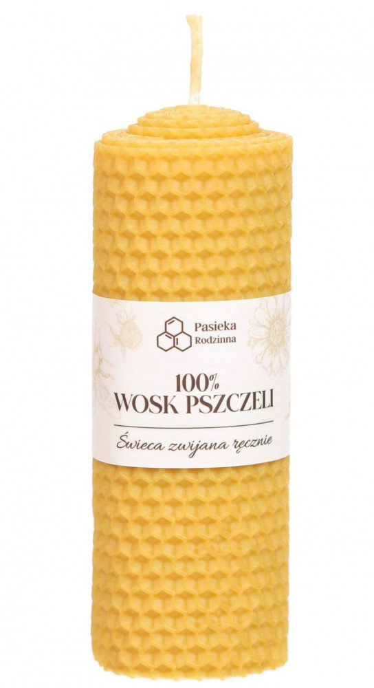 Świeca zwijana z wosku pszczelego : AGD i inne