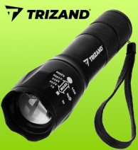 Latarka taktyczna T6 na na USB z diodą cree - Trizand