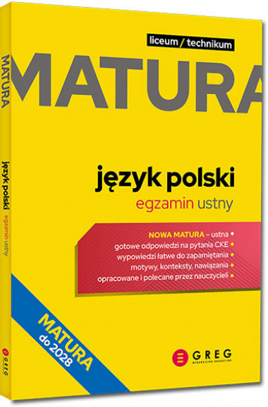 Matura - język polski - egzamin ustny - repetytorium maturalne - 2026