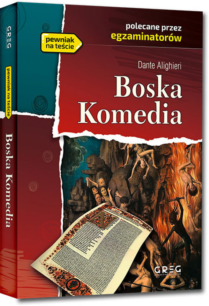 Boska Komedia - Dante Alighieri - Wydanie z opracowaniem i streszczeniem