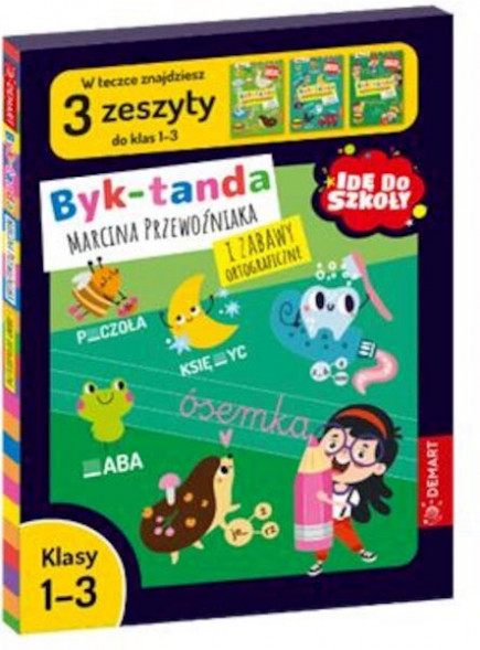 Teczka - Idę do szkoły. Byk-tanda i Zabawy Ortograficzne. Klasy 1-3 - Marcin Przewoźniak, Anna Borchard
