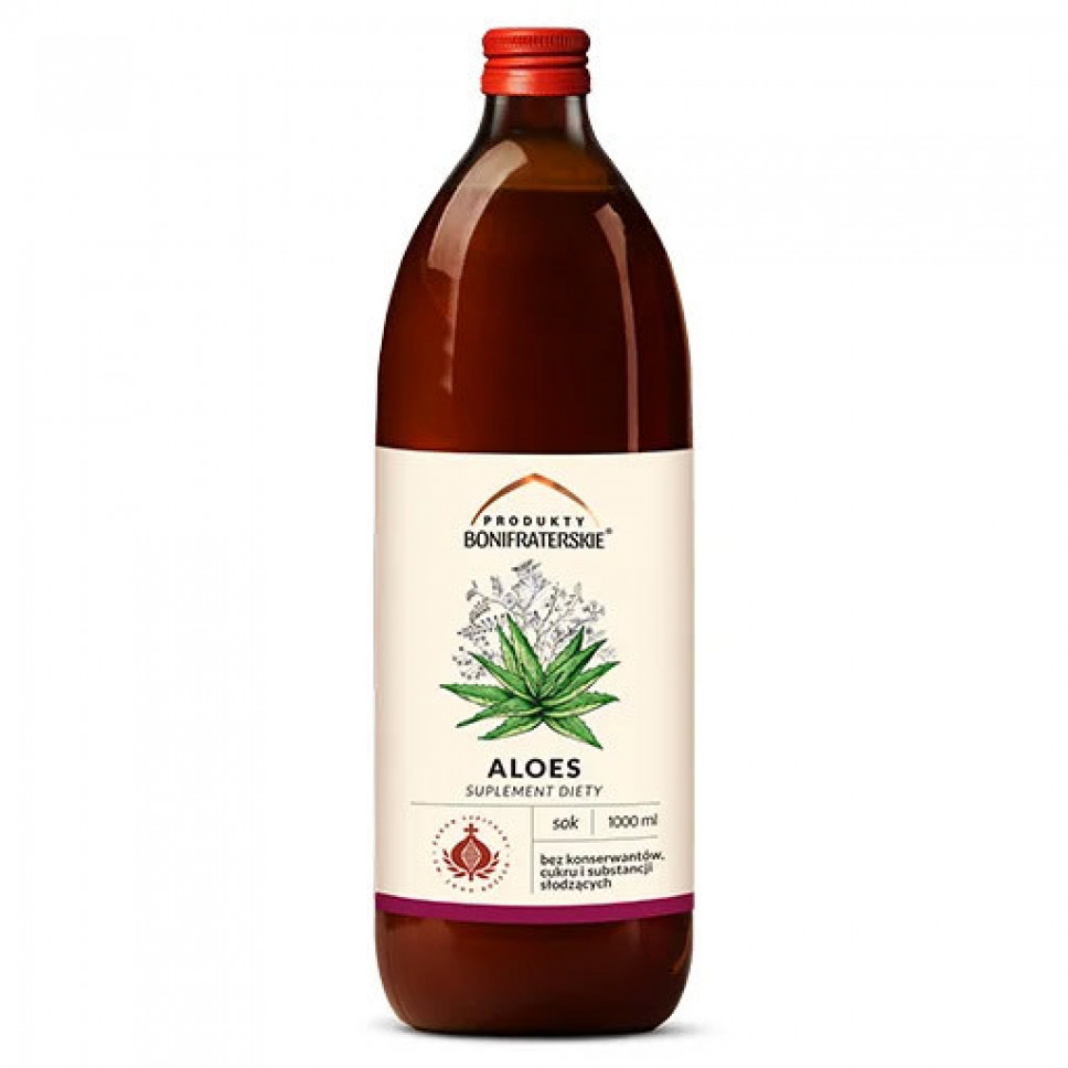 Aloes, sok, 1000 ml - Produkty Bonifraterskie