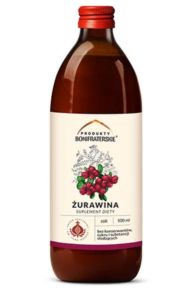 Żurawina. Sok, 500 ml