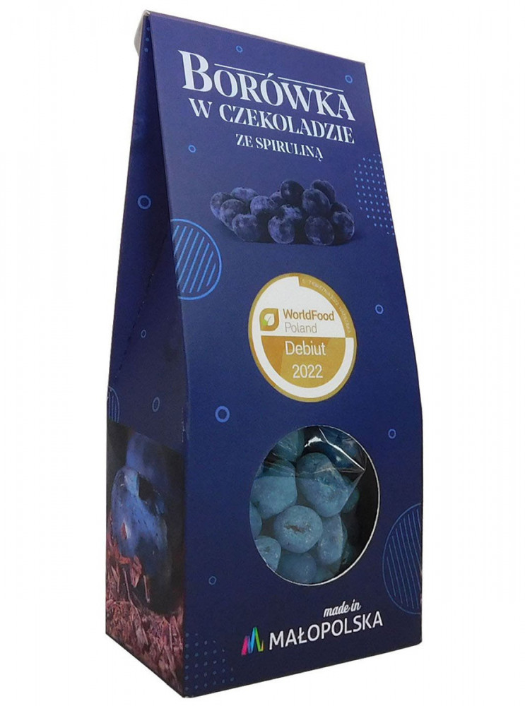 Borówka w czekoladzie ze spiruliną