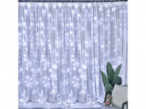 Kurtyna świetlna 300 led druciki 3x3 wiszące lampki
