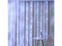 Kurtyna świetlna 300 led druciki 3x3 wiszące lampki