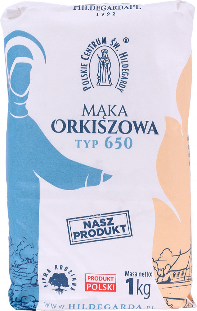 Mąka orkiszowa Hildegarda - typ 650 - 1kg