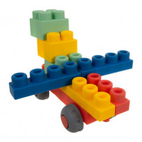 Klocki gumowe sensoryczne 80 elementów