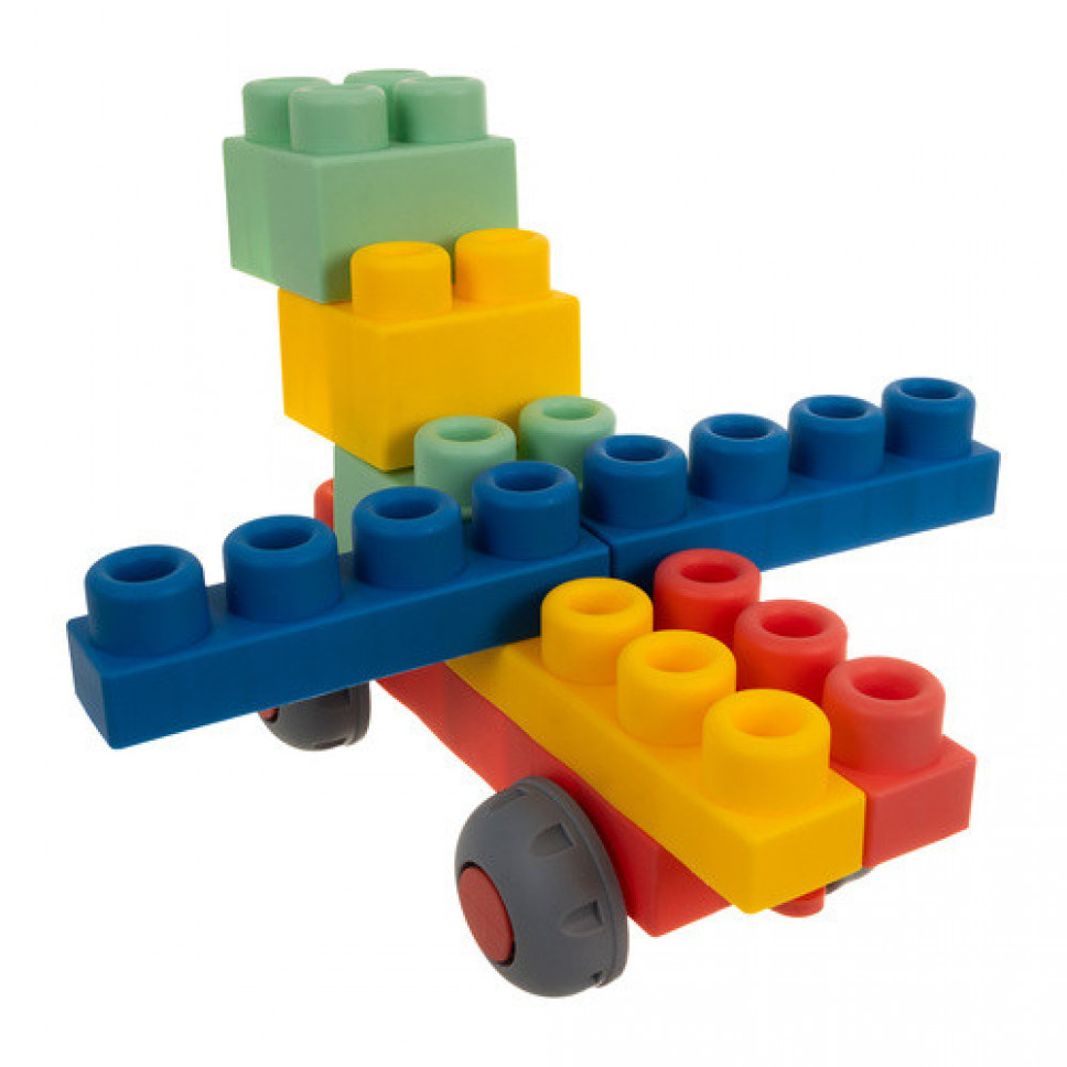 Klocki gumowe sensoryczne 80 elementów