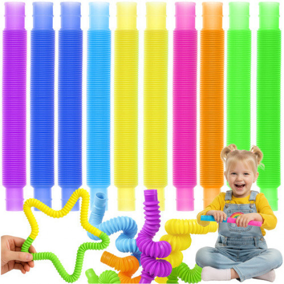 Rurki, tuby sensoryczne - 10 szt.