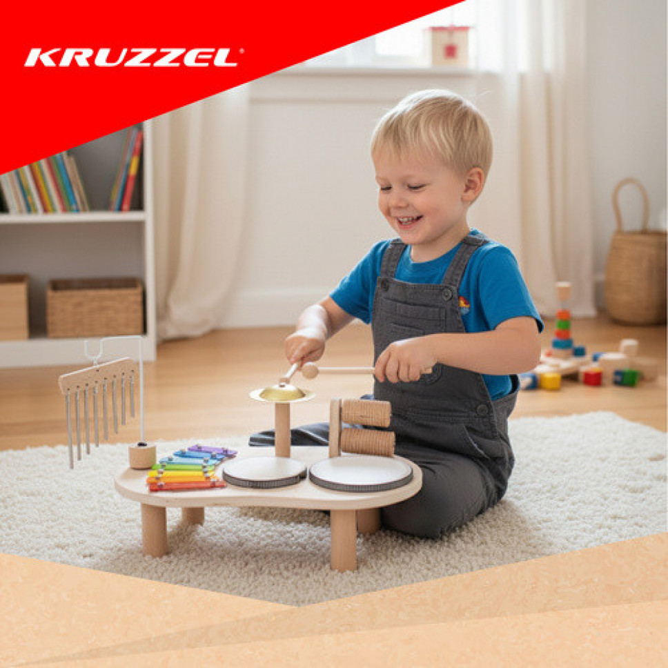 Stolik muzyczny drewniany - Kruzzel