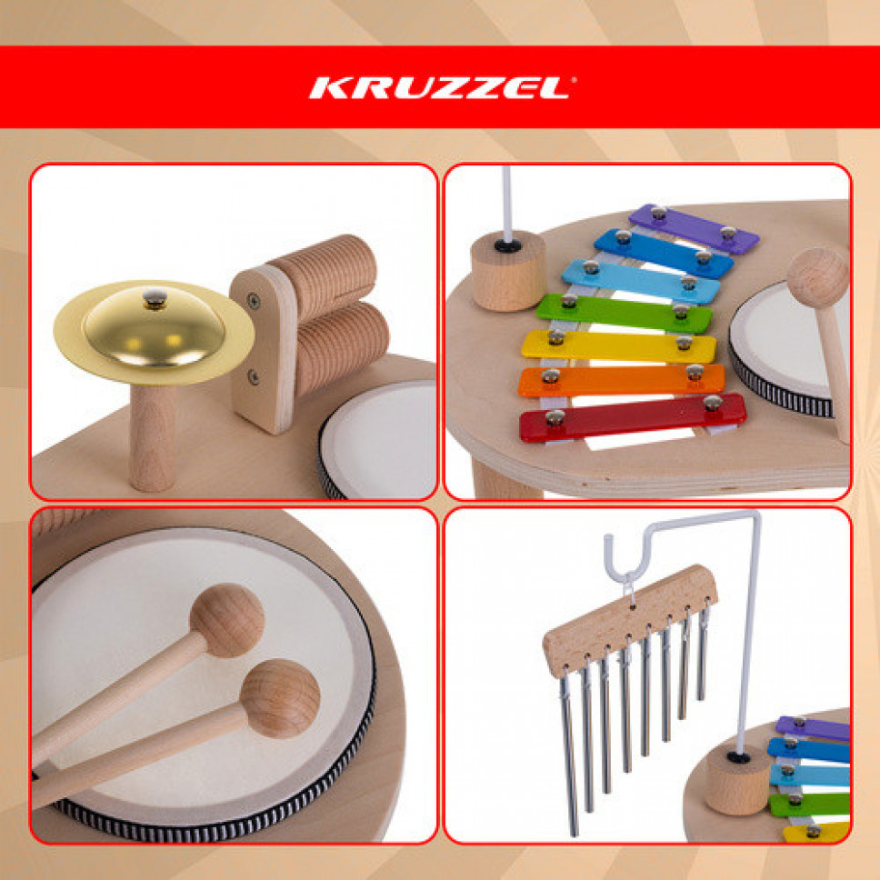 Stolik muzyczny drewniany - Kruzzel
