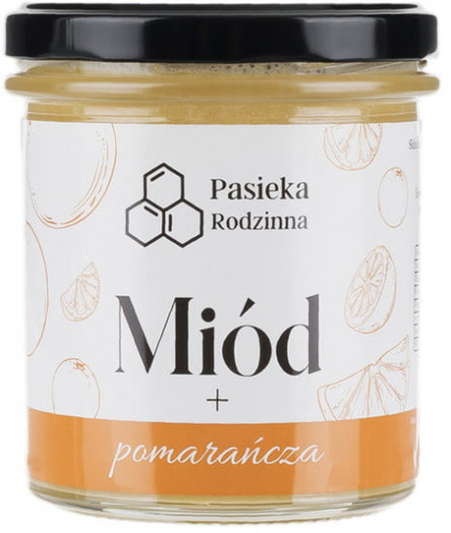 Miód z pomarańczą 410g