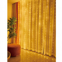 Kurtyna Świetlna 300 LED Girlanda 3x3 m