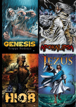 Jezus. Genesis. Apokalipsa. Hiob - komiksowy pakiet biblijny - 4 książki