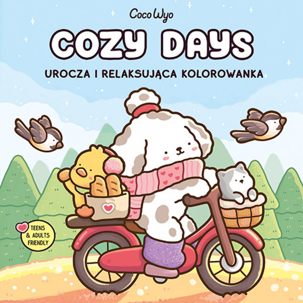 Cozy Days. Urocza i relaksująca kolorowanka