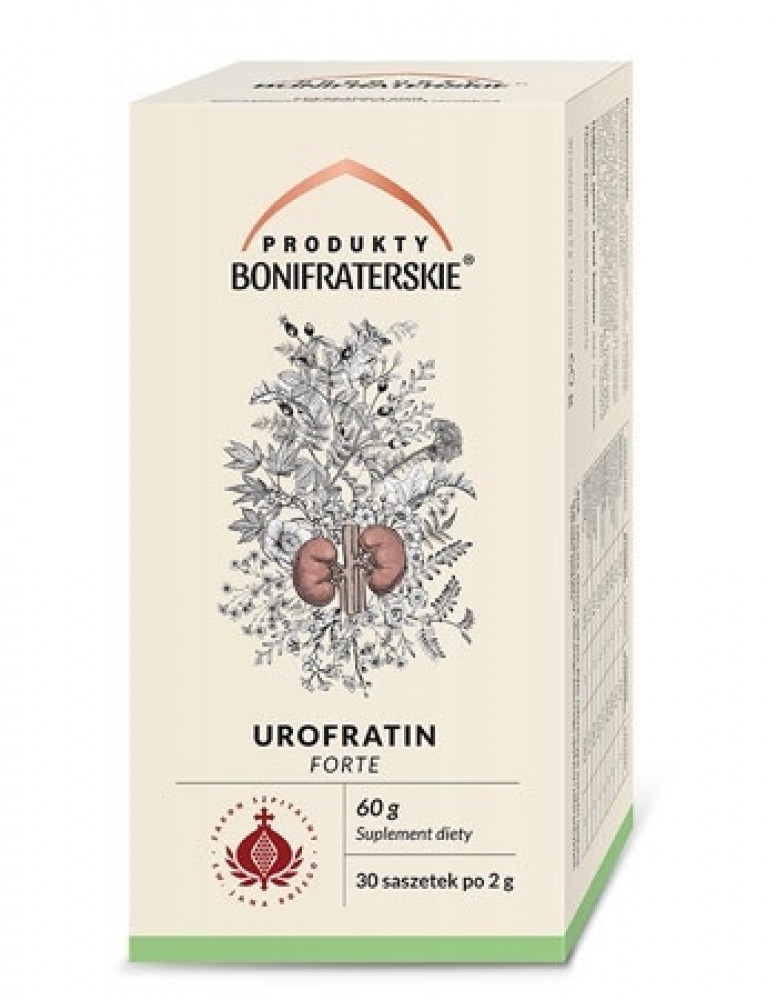 Urofratin Forte. Suplement diety, 60 g - Produkty Bonifraterskie