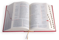 Biblia Plus - płótno czerwona z paginacją