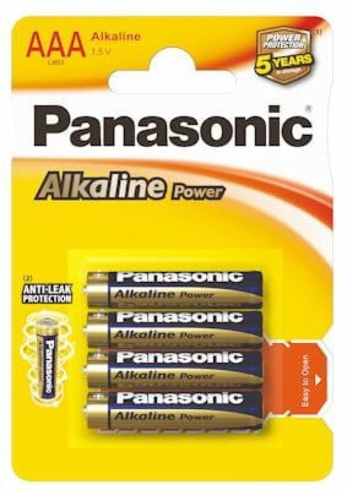 Baterie alkaliczne PANASONIC POWER LR6 AAA (paluszki mniejsze)