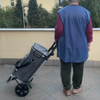 Wózek transportowy składany - torba na zakupy