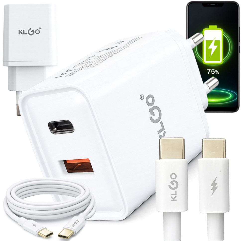 Szybka ładowarka sieciowa do telefonu usb-c 35w