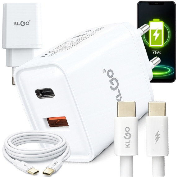 Szybka ładowarka sieciowa do telefonu usb-c 35w