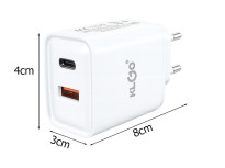 Szybka ładowarka sieciowa do telefonu usb-c 35w