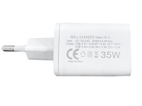 Szybka ładowarka sieciowa do telefonu usb-c 35w