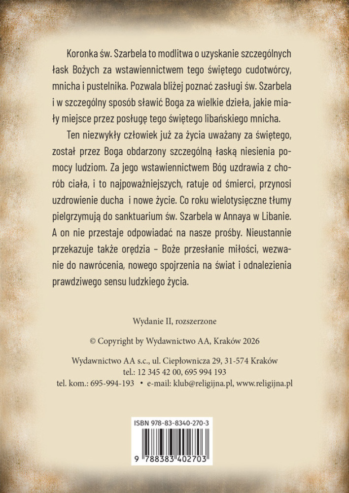 Koronka św. Charbela