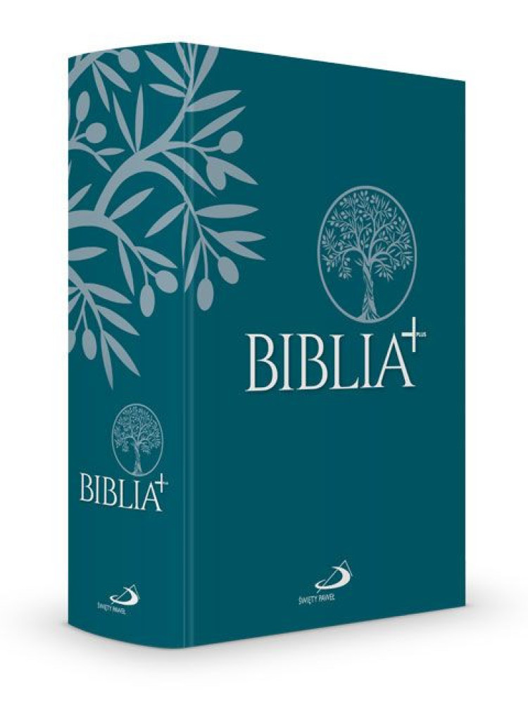 BIBLIA PLUS - turkusowa z paginacją
