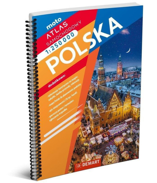 Atlas samochodowy Polski 1:250 000