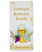 Czekolada mleczna Pierwsza Komunia Święta