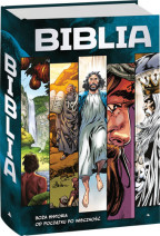 Biblia w komiksie + Wiara i film z filmem DVD "Największy z cudów " oraz obrazkiem - Gratis