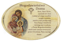 Magnes Błogosławieństwo Domu św. Rodzina owalny