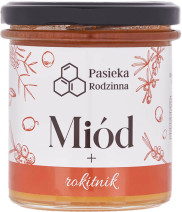 Miód z rokitnikiem 410g