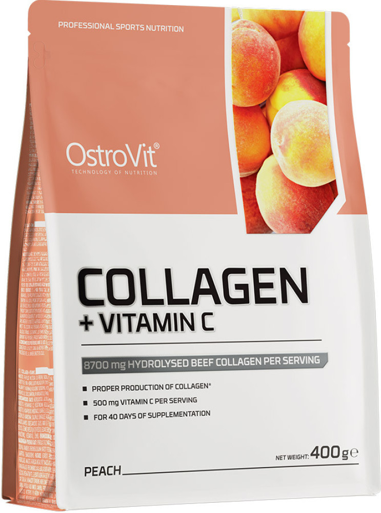 Kolagen + Witamina C 400 g brzoskwiniowy