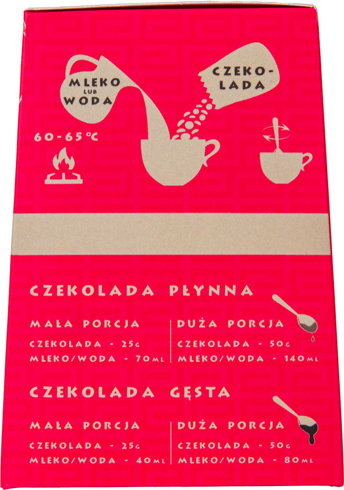 Czekolada pitna deserowa z maliną