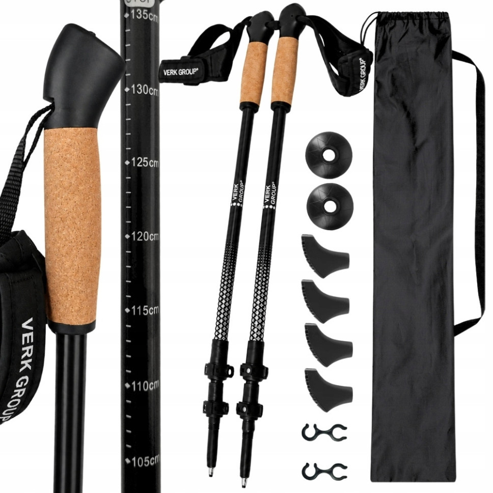 KIJKI NORDIC WALKING czarny