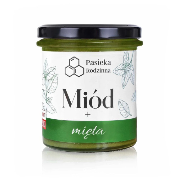 Miód z miętą 410g