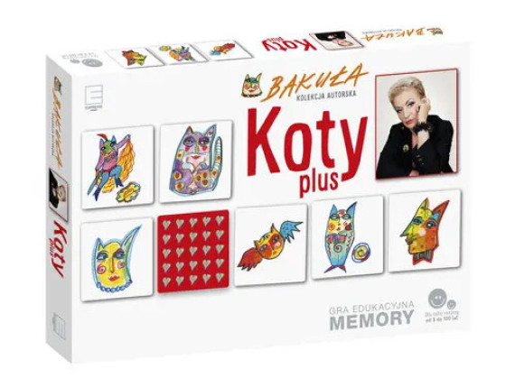 Koty Plus. Gra edukacyjna memory